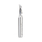 Amana Tool HSS1627 HSS Spiral Aluminum Cutting Single Flute Up-Cut 3/8 D x 1 CH x 1/2 SHK 3-1/2 Inch Long Router Bit