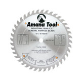 Amana Tool 610400 Hoja de sierra circular de metal duro para uso general de 10 pulgadas de diámetro x 40T ATB, 15 grados, 5/8 de diámetro interior