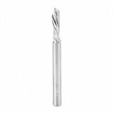 Amana Tool 51512 CNC SC Espiral O Un Filo, Corte de Plástico 3/16 D x 5/8 CH x 3/16 SHK x 2 Pulgadas de Largo Fresa de Corte Descendente con Acabado Espejo