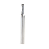 Amana Tool 51423 CNC SC Spiral O Single Flute, Kunststoff schneiden 3/16 D x 5/8 CH x 1/4 SHK x 2-1/2 Zoll lang Up-Cut Router Bit mit Mirror Finish