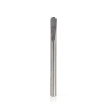 Amana Tool 51682 SC Espiral para acero, acero inoxidable y materiales no ferrosos 1/8 D x 7/16 CH x 1/8 SHK x 1-1/2 pulgadas de largo Broca de pala / Fresa CNC