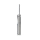 Amana Tool 43532 SC Single O Flute Straight Grind Aluminum Cutting 3/16 D x 5/8 CH x 1/4 SHK x 2 Inch Long Router Bit with Mirror Finish