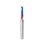 Amana Tool 51442-K CNC Spektra Coated SC Spiral O Single Flute, Plastic Cutting 3/16 D x 7/8 CH x 1/4 SHK x 2-1/2 Inch Long Up-Cut Router Bit with Mirror Finish
