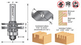 Quadraset™ 4 Cutter - Conjunto de ranurado ajustable de 2 alas