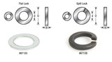 Steel Flat Lock Washers