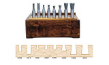 8-Piece Dovetail Router Bits Set for Incra Jig & Jointech-1/2 Inch by Amana Tool