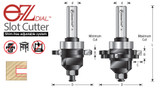 EZ Dial™ Slot Cutter - Sistema ajustable sin calzos