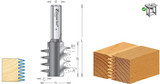 Broca para fresar de finger joint