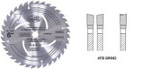 Contractor Wood Cutting Trim Saw Blades - 6 Inch Dia.