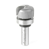 Amana Tool 45992 Carbide Tipped Bowl & Tray 1/4 R x 1-1/8 D x 5/8 CH x 1/2 Inch SHK w/ Upper Ball Bearing Router Bit