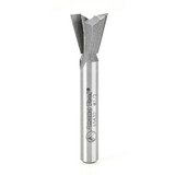 Amana Tool 45832 Carbide Tipped Dovetail 14 Deg x 1/2 D x 1/2 CH x 1/4 Inch SHK Router Bit for Omnijig & Incra