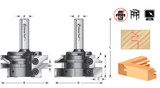 Juego de inserción de montantes y travesaños -CNC- Material de 3/4 a 1-3/16 pulgadas