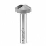 Amana Tool 56116 Carbide Plunging Raised Panel Style A 30 deg Angle x 1-1/8 D x 1/2 CH x 1/2 Inch SHK Router Bit