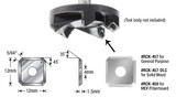 Vollhartmetall-Einsatzmesser 12 x 12 x 1,5 mm x 45 Grad 4 Schneidkanten für RC-2255, RC-2259, RC-2261 & RC-2263