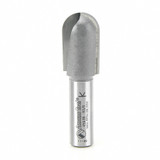 Amana Tool 45938 Carbide Tipped Core Box 3/8 R x 3/4 D x 1-1/4 CH x 1/2 Inch SHK Extra Deep Router Bit