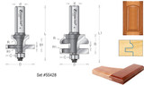 Architektonische Schranktürherstellung Router Bits