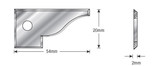 CNC Insert Multi Purpose Profile Router Bit Solid Carbide Replacement Knives (Facas de substituição de carboneto sólido)