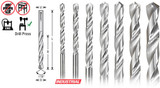 4 Facet 118° Solid Carbide Fractional Drills