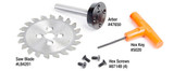 Pièces de rechange pour 48200 Carbide Tipped Plastic Trim Saw Blade and Arbor CNC System