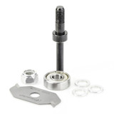 Amana Tool 53300 Conjunto de fresa ranuradora 2 Wing x 1-7/8 D x 1/16 CH x 1/4 Pulgada SHK Broca para fresadora