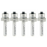 5 Pack Carbide Tipped Corner Round router bit