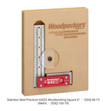 Woodpeckers SSSQ-06-19 Stainless Steel Square - 6 Inch - 642