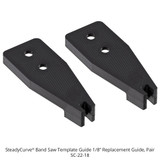 Woodpeckers SC-22-18 SteadyCurve Band Saw Template Guide - Replacement 1/8 Inch Guide - 2 Pack