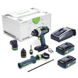 Festool 577626 Cordless Drill TPC 18/4 HPC4,0 I-Set QUADRIVE