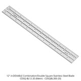 Woodpeckers CDSQBL300-20 in-DEXABLE 300 mm Combo/Doublee Square Blade Only