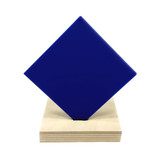 Acrylic - Nearly Opaque Blue - 1/8" Thickness, 24" x 24"
