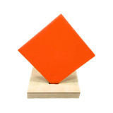Acrylic - Nearly Opaque Orange - 1/4" Thickness, 24" x 36"