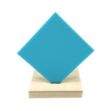 Acrylic - Nearly Opaque Turquoise - 1/8" Thickness, 24" x 48"