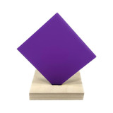 Acrylic - Nearly Opaque Purple - 1/8" Thickness, 18" x 32"