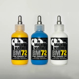 BM-72 Mighty Marker Bottle Marker 3-Pack - Yellow, Blue & White - 07218