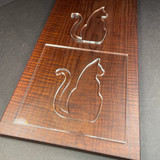 Cat Router Template (Clear Acrylic)