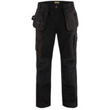 Blaklader BRAWNY Work Pants with Utility Pockets - Black - Waist Size: 48 - Inseam: 30"