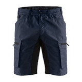 Blaklader Service Shorts With Stretch - Dark navy/Black - Size: 40