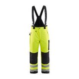 Blaklader Hi-Vis Lined Shell pants - Yellow Hi-viz/Black - Size: XXL
