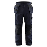 Blaklader Ripstop Pants With Utility Pockets - Dark navy blue - Waist Size: 36 - Inseam: 30