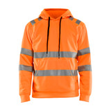 Blaklader HI-VIS Hooded Sweatshirt - Orange - Size: M