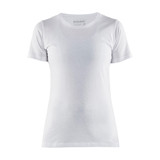 Blaklader Women's Short Sleeve T-shirt - White - Size: L