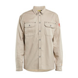 Blaklader FR Button-Up Shirt - Stone - Size: 4XL