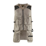 Blaklader Ripstop Kangaroo Mesh Vest - Stone - Size: XL