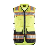 Blaklader US Women's Hi-Vis Vest - Yellow Hi-viz/Black - Size: XXXL