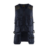 Blaklader Ripstop Kangaroo Mesh Vest - Dark Navy Blue - Size: S