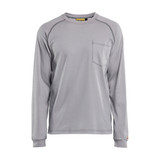 Blaklader FR Light Long Sleeve T-shirt (9.1cal) - Light Grey - Size: L