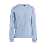 Blaklader FR Light Long Sleeve T-shirt (9.1cal) - Light Blue - Size: M