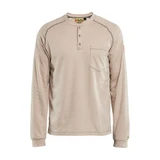 Blaklader FR Light Henley (9.1cal) - Stone - Size: L