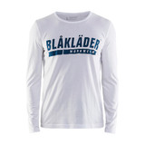 Blaklader Long Sleeve Branded T-shirt - White - Size: 4XL
