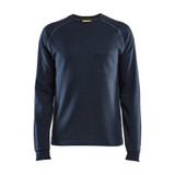 Blaklader FR Light Long Sleeve T-shirt (9.1cal) - Navy Blue - Size: L